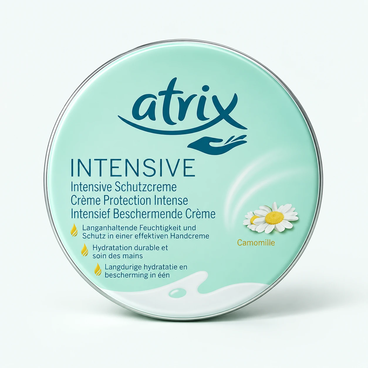 Illustration of Atrix Intensive cream tin